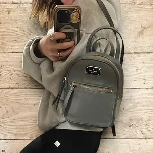 kate spade | Bags | Kate Spade Gray Mini Backpack | Poshmark display picture 1